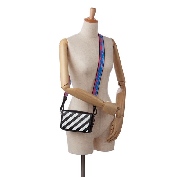 Pre-Loved Off White Baby Binder Clip Crossbody - Picture 9 of 10